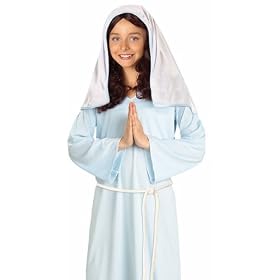 New Kids Biblical Mary Costume Girls Christmas Outfit