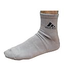 5 Pack: Mens Adidas CoolMax pure cotton athletic low cut socks - Medium