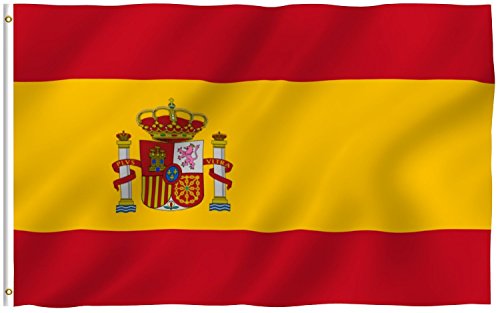 Spain Flag 3x5 ft Printed Polyester Banner by Briar Flags