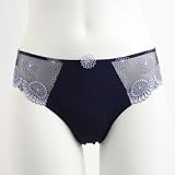 【シモーヌペレール/SimonePerele】ROMANCE スタンダードショーツ　限定色ネイビー KO-1