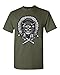 Skull Indian Headdress T-shirt Skull Shirts #16899