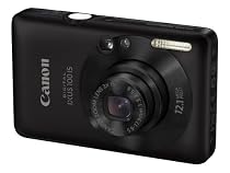 Canon Digital IXUS 100 IS Digital Camera - Black (12.1 MP, 3.0x Optical Zoom) 2.5 inch LCD