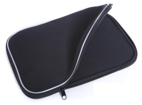 Naviech 15.6 " Inch premium durable water resistant neoprene black laptop sleeve dual zip pouch carry case with ultimate protection for the Lenovo Ideapad Y550, lenovo IdeaPad Z560, Lenovo ThinkPad L512