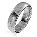 Bling Jewelry Lord of The Rings Inspired Polished Silver Tungsten Ring Pendant 8mm Size 6