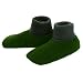 TAIGA Fleece Booties - Men's & Women's Fleece Booties Footwarmers, Ivy, MADE IN CANADA