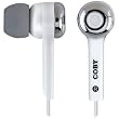 Coby CVE91WHT Isolation Stereo Earphones with Volume Control