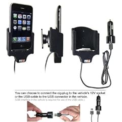 BRODIT Halter iPhone 3GS Aktiv mit Schwenkarm und USB Kabel gepolstert fuer alle Laender