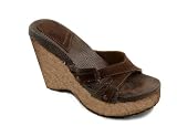 Cobian THE ALISA Womens Platform Sandals in Chocolate