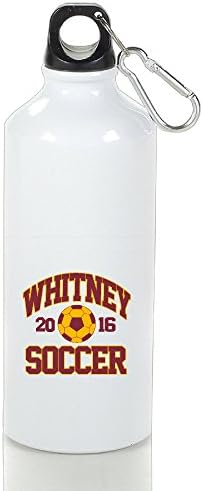 LZXJU Whitney High School 2016 California Soccer Sports Water Bottle Portable Flask With Carabiner Hook