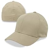 Fit All Flex Fitted Hat (More Colors Available), Small-Medium, Khaki