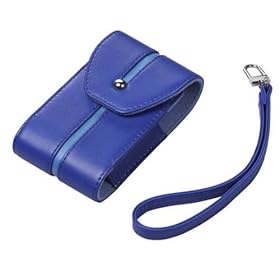 【クリックで詳細表示】CASIO 本皮ケース ブルー ESC-131BE