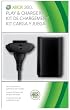 Play and Charge Kit - Black (Xbox 360)