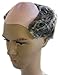 Balding Grey Salt and Pepper Costume Wig for Men One Size