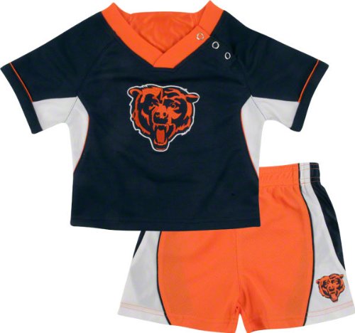 Chicago Bears Infant Raglan Crew Shirt and Shorts Combo Pack