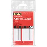 Scotch Permanent Address Labels, 4.62 x 2.87 Inch, (25 Labels) (5465)