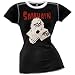 Samhain - Death Card Juniors Ringer T-Shirt