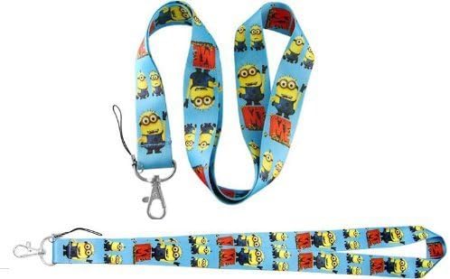 1 X Despicable Me Minions Lanyard keychain Holder - Blue