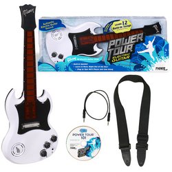 Power Tour Electric Guitar - White by Hasbro