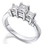 Platinum Diamond Ring 1.0ctw