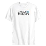 T-Shirt White Elegant Flag 
