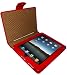 Piel Frama Red Ipad Luxury Leather Snap Case