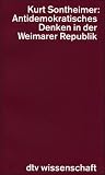 Produkt-Bild: Antidemokratisches Denken in der Weimarer Republik
