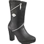 Harley Davidson Sabrina Tall Black Boots Womens (8)