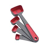 Swivel Measuring Spoon Set in Cherry