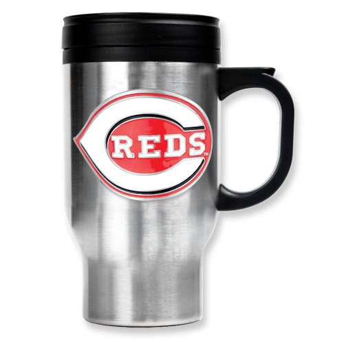 Cincinnati Reds 16oz Stainless Steel Travel Mug