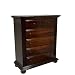 Simmons Furniture Valencia 5 Drawer Chest - Black Cherry