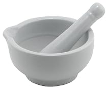 BIA Cordon Bleu 8-Ounce Mortar and Pestle Set, White