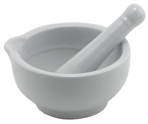 BIA Cordon Bleu 8-Ounce Mortar and Pestle Set, White