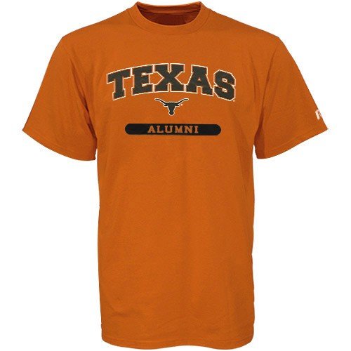 Russell Texas Longhorns Focal Orange Alumni T-shirt