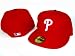 Philadelphia Phillies NEW ERA Fitted Baseball Hat - Red