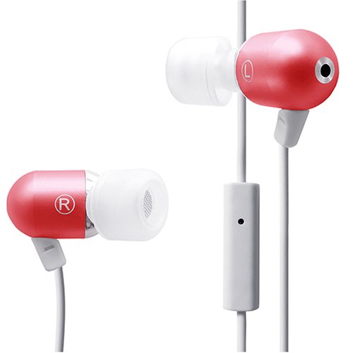 Radius iPhone 3G radHeadphones TALK with MIC EXTRA CLEAR レッド RK-CA511R