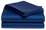 Pike Street 350-Thread-Count Queen Sheet Set, Royal Blue