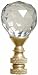 American Pride Lampshade Co. FN36-M28B, Decorative Finial, 30mm Sphere