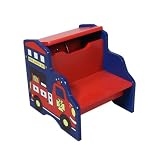 GiftMarkFireEngineStepStoolwithStorage