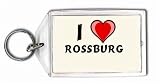 I Love Rossburg Keychain