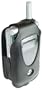 Technocel 2 Piece Smooth Leather Case for Motorola T730/T731 series - black with swivel clip
