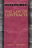 img - for The Law of Contracts (Essentials of Canadian Law) book / textbook / text book