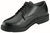 Black Soft Sole Military Uniform Oxford Shoes