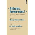 Africains, levons-nous !