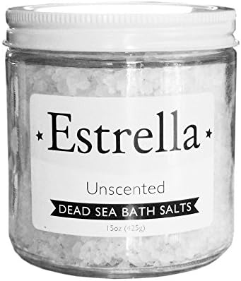 Genuine Dead Sea Bath Salt From Israel - 15-oz Jar - Unscented
