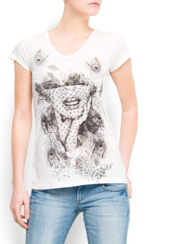 Mango Women's Printed T-shirt online Mango Women's Printed T-shirt online