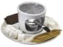 Casa Moda S'Mores Maker with Ceramic Round Tray