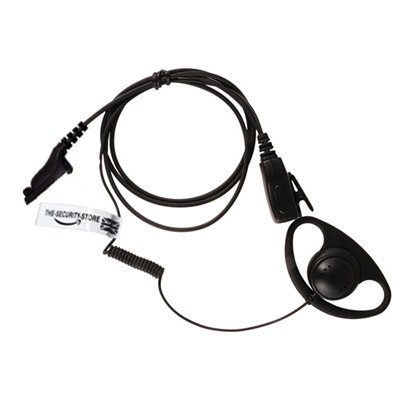 D-Shape Earpiece / Headset for Motorola MotoTRBO Radio: DP3400, DP3401, DP3600 , DP3601 etc