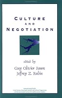 Culture and Negotiation: The Resolution of Water Disputes