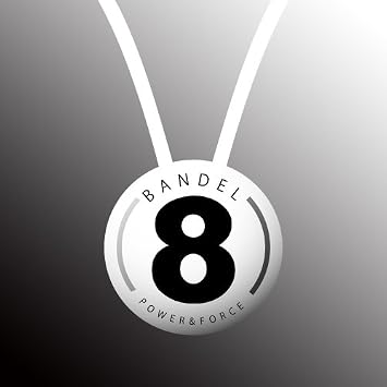 【クリックで詳細表示】Amazon.co.jp ｜ BANDEL(バンデル) Necklace ネックレス ナンバー シリーズ No.8 ホワイト 43cm ｜ スポーツ＆アウトドア 通販