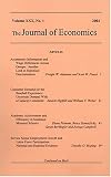 Journal Of Economics
